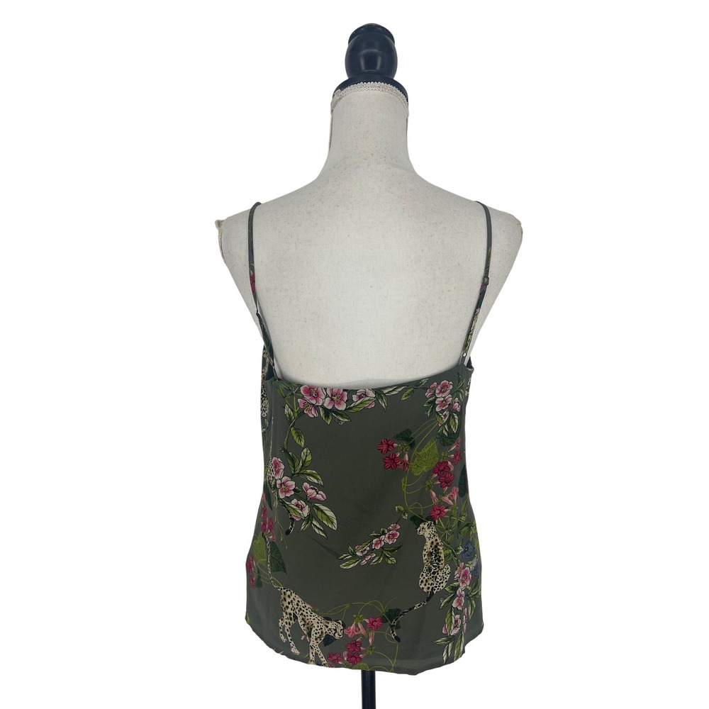 L'Agence Jane Camisole Tank French Moss Multi Silk Cami Size S - Picture 9 of 12